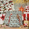 thumbnail image 5 of Fuzoiu Transport Train Print Christmas Gift Bag,Burlap Gift Bag with Drawstring Closure & Hang Tag,Perfect for Holidays, Birthdays, and Special Occasions-Small, 5 of 7