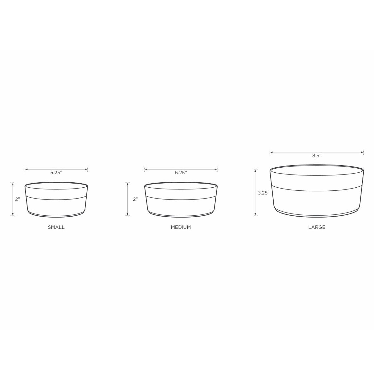 Park Life Designs 5.25" Small Pet Bowl | Manor (Blue)