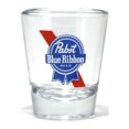 thumbnail image 1 of Pabst Blue Ribbon Verre à Shot Clair avec Logo Rayé, 1 of 1