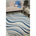 thumbnail image 2 of Nourison Somerset Ivory Blue Area Rug ST81 9'6" x 13', 2 of 4