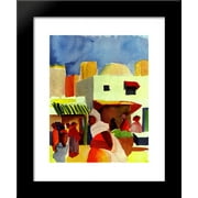 Market in Algiers 20x24 Framed Art Print by Macke, August