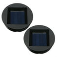 thumbnail image 1 of Tomshine 80mm3.15pouces 2PCS Solaire Alimenté Boîte de Cellules Accessoires Pièce de Rechange avec 1PC * Warmwhite LEDsPCS Polysilicium Panneau IP44 Résistance Intégré 600mAh Cellule Rechargeable pour une Utilisation Noire, 1 of 7