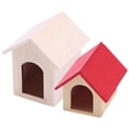thumbnail image 3 of 2 Pcs Maison de Poupée Miniature Chenils pour Chiots Jouets Décorations pour Enfants, 3 of 5