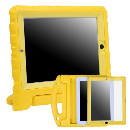 Ipad 4th Generation Music Case HDE iPad 2 3 4 Bumper Case for Kids Shockproof Hard Cover Handle Stand with Built in Screen Protector for Apple iPad 2nd 3rd 4th Generation ()