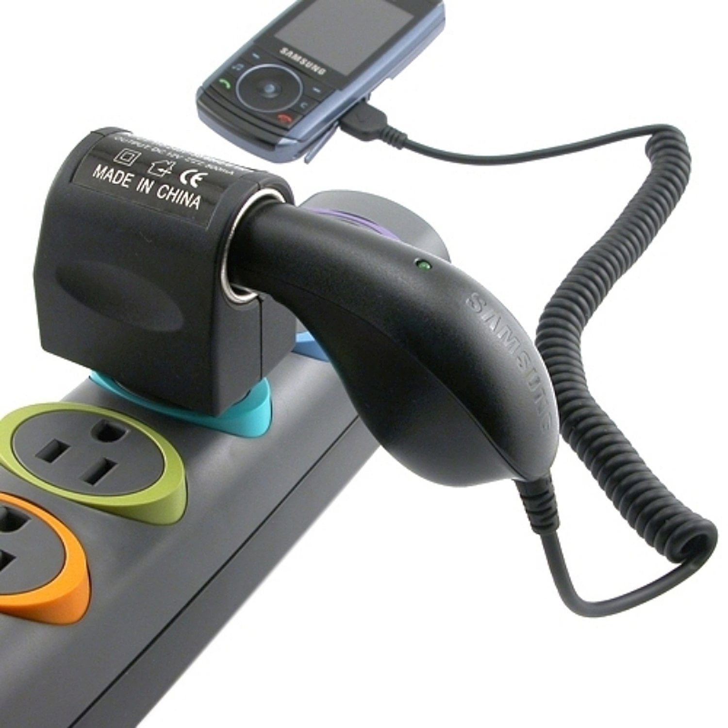 Universal AC to DC Car Cigarette Lighter Socket Adapter US Plug