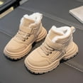 thumbnail image 2 of enyan Baby Girl Shoes Boys Girls Shoes Non-Slip Tennis Shoes Fashion Lightweight Breathable Kids Sneakers,Khaki,Size 2, 2 of 5