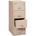 thumbnail image 2 of FireKing Champagne 1 Hour Fire Resistant File Cabinet - 4 Drawer Letter 31" depth, 2 of 3
