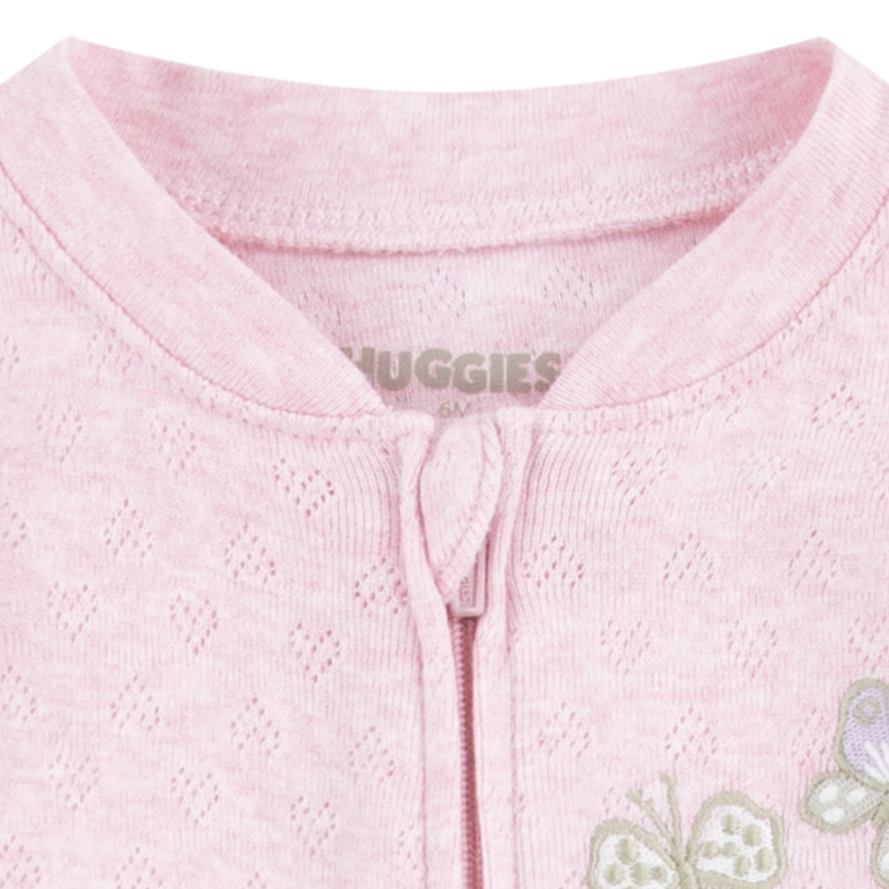 Huggies Baby Girls Butterfly Organic Cotton Sleep and Play, Sizes NB-9M