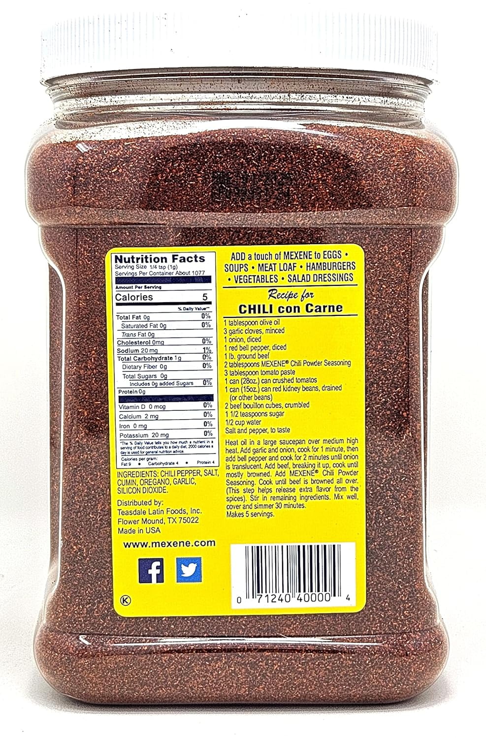 MEXENE Chili Powder Seasoning, 38 OunceZAKH-343