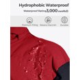 thumbnail image 6 of Wantdo Men's Big and Tall Puffer Jacket Wind Resistance Puffer Coat Hooded Warm Outwear Jacket Red XX-Large Big, 6 of 8