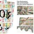 thumbnail image 3 of 1 Pc Pet Dog Bandana 30.7x14.9inch(78x38cm) It's My Birthday Triangle Pet's Bandana Adjustable Comfortable Pet Bibs Washable Cotton Scarf Kerchief for Party Birthday Large Dog Pet Colorful, 3 of 6