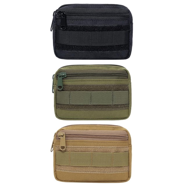Bolsa MOLLE - Mini riñonera unisex, organizador de bolsillo, paquete de herramientas de caza (verde militar)