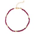 thumbnail image 1 of Cheville pour Femmes Ajustable Mode Fait Main Bracelet de Plage Perlé, 1 of 10