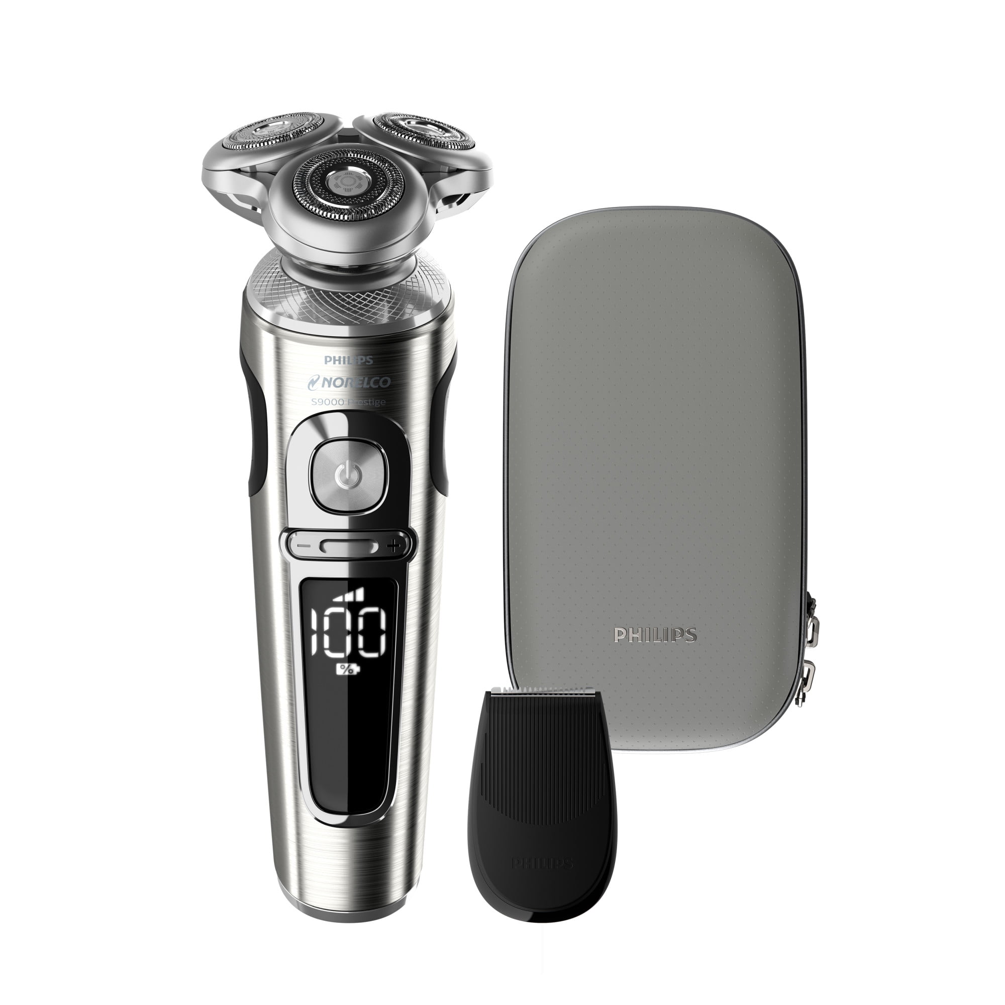 Philips Norelco S9000 Prestige Rechargeable Wet & Dry Shaver with Trimmer and Premium Case, SP9820/87 - Walmart.com