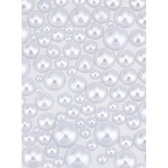 560Pcs Mixed Size Flatback Half Round Pearls Half Dome Round Charms Half Round Pearl Jewelry for DIY Craft Bracelets Jewelry Making 4/6/8/10/12/14MM