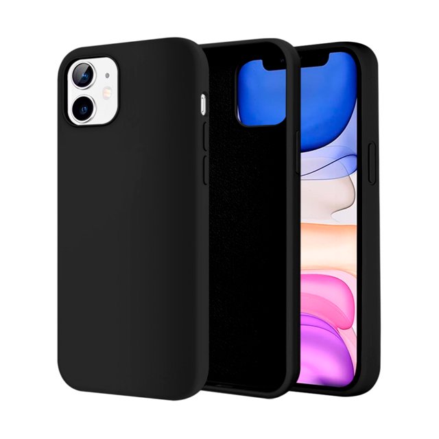 Funda de Protección para iPhone 11 - Sovico - Silicón con Forro de Microfibra
