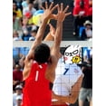 thumbnail image 4 of Red de voleibol profesional para exteriores con cable de acero para aviones Red de voleibol resistente para patio trasero Red de voleibol portátil de 32 x 3 pies para piscina, patio escolar, playa, ju, 4 of 7