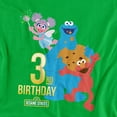 thumbnail image 2 of Sesame Street T-Shirt 3Rd Birthday Unisex Graphic Tee For Men & Women, 2 of 7