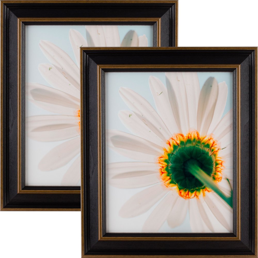 Craig Frames Country Estate 150, Black Hardwood Picture Frame, 8x12