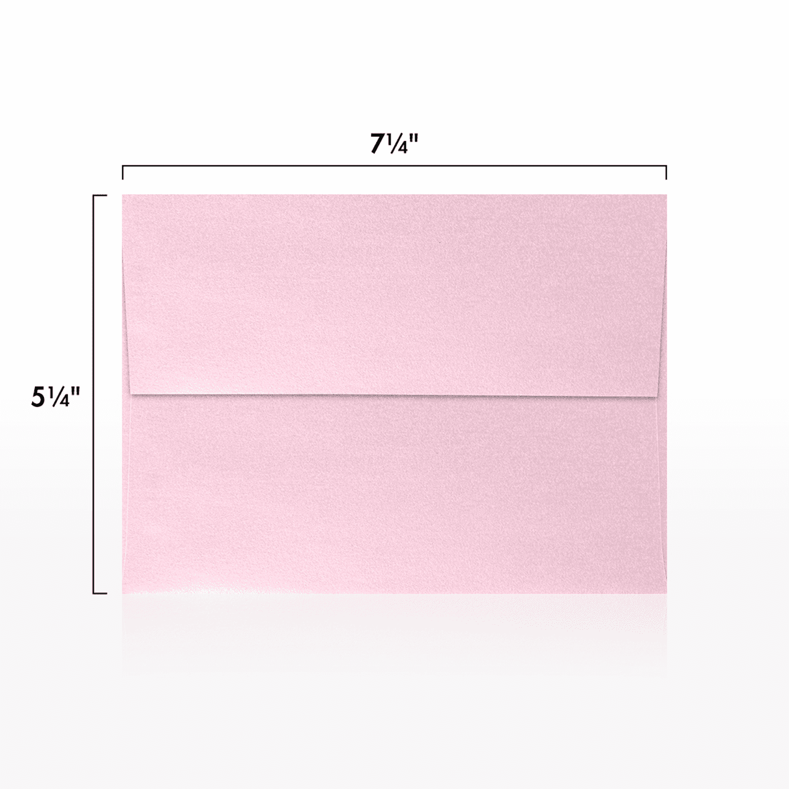 LUXPaper A7 Invitation Envelopes, 5 1/4 x 7 1/4, Rose Quartz Metallic, 1000/Pack