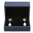 thumbnail image 2 of Pendientes vintagePendientes de perlas Pendientes de perlas selectivas de agua dulce Pendientes colgantes de perlas Uso conveniente Jadeshay A, 2 of 8