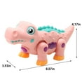 thumbnail image 3 of Crawling Pet Toy for Kids, Walking Pull-Leash Animal, Light & Sound Effects, Interactive Toddler Educational Toys, Outdoor Play, 3 of 7