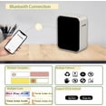 thumbnail image 4 of Portable Wireless Connection Mini Label Maker Bluetooth Label Printer Inkless Rechargeable Label Sticker Printer for Office,Home, 4 of 6