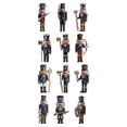 thumbnail image 2 of 12 figuras de cascanueces, decoraciones de madera de cascanueces, decoración navideña para centro de mesa, decoración del hogar para estantes de fiest, 2 of 7