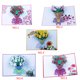thumbnail image 3 of Naiovety Navidad Año Nuevo tarjeta de felicitación 3D Pop-up Flor hecha a mano Postal Tarjetas de felicitación Día de San Valentín Tarjeta de Kits de decoración para fiestas Rosa Naiovety JR0981-01, 3 of 6