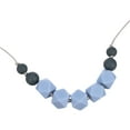 thumbnail image 3 of Nuby Teething Trends Double Strand Silicone Necklace, Boy, 3 of 6