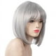 thumbnail image 4 of Zhuge Peluca, estilo moderno y ligero, adecuada para mujeres que buscan cambios, 1 pieza, morado oscuro, 4 of 5