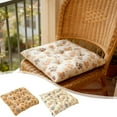 thumbnail image 1 of Cojín de asiento con huella de pata de gato - Cojín de poliéster de 40x40 cm de grosor para silla de oficina y hogar, decoración multicolor, 1 of 6