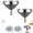 2pc, variant on Fine Mesh Stainless Steel Colander - Extra Fine Strainer With Handle, Sieve Spoon for Oil Filter, Food Strainer Kitchen Gadget