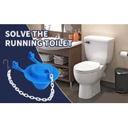2 Inch Toilet Flapper Replacement, Toilet Stopper Kit with Adjustable Steel Chain Compatible with Gerber 99-788 Universal Water Saving - Easy Install,Suitable for Various Toilet Cap Types