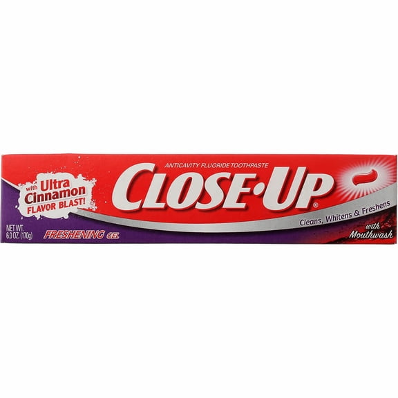 Close-Up Freshening Cinnamon Burst Red Gel Anticavity Fluoride Toothpaste (6 oz) C3