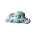 thumbnail image 2 of Escultura de animal en miniatura de piedra, terrario artesanal, modelo de mascota de té de Kung Fu Elefante, 2 of 9