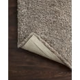 thumbnail image 5 of Loloi Mila Shag Solid Taupe Area Rug, 5 of 5