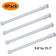 thumbnail image 2 of Tension Rods  4 Pack Adjustable Spring Steel Cupboard Bars Tension Curtain Rod, 2 of 4