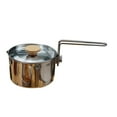 thumbnail image 2 of Stainless Steel Camping Kettle,Stainless Steel Camping Kettle Camping Pot Camping Coffee Pot Maximized Efficiency, 2 of 8