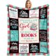 thumbnail image 1 of LHSHID Book Lovers Gifts for Women Bookish Gifts for Book Lovers Women Book Lovers Gift Ideas Throw Blanket Reading Gifts for Readers/Librarian/Book Nerd/Bookworm Book Club Gifts for Women, 1 of 7