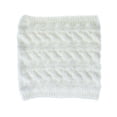 thumbnail image 3 of Qarigey Bufanda de alto nivel respetuosa con la piel, torcedura de frita, bufandas distintivas suaves para mujeres, estilo clásico de punto negro Sombreros Blanco Qarigey  AP009485-02B, 3 of 6