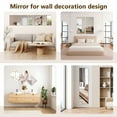 thumbnail image 7 of XIBUFE Mirror Wall Full Length,12X12 Inch Unbreakable Mirror Tiles for Bedroom Home Gym Door,Acrylic Squares Mirror Full Body Shatterproof Mirror Stickers for Walls,Mirror Sheets (4pcs), 7 of 7
