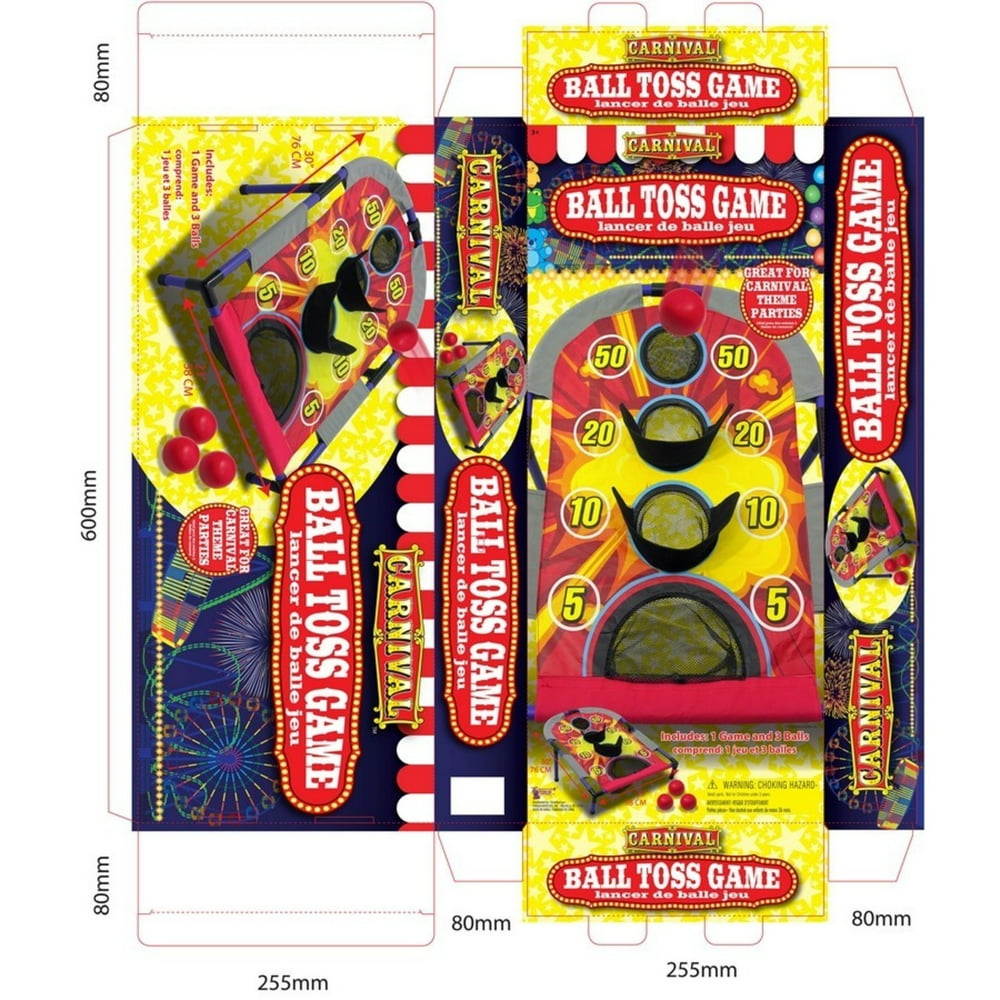 Carnival Game Ball Toss