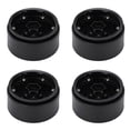 thumbnail image 4 of 1.9 Inch Beadlock Wheel Hub, RC Beadlock Wheel Rim Hub Aluminium Alloy Replacement 8 Round Hole 1.9 Inch Heavy Duty  for RC 1/10 Car for SCX10 90046 Black,Titanium Color, 4 of 7