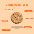 thumbnail image 6 of (3 pack) Partake Crunchy Ginger Snap Cookies, Vegan & Gluten-Free, Shelf-Stable, Baked, 5.5 oz, 6 of 15