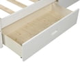 thumbnail image 6 of HomeRoots White Solid and Manufactured Wood Full Bed, 6 of 11
