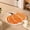 A, variant on Pumpkin Shape Bathroom Rug Non-Slip Flocked Absorbent Floor Mat for Halloween Thanksgiving Home Decor Orange 1 Count 50x80cm