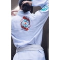 thumbnail image 3 of FLUORY Adult All Around Brazilian Jiu Jitsu BJJ Gi no Belt Koi Fish Embroidery, 3 of 3