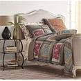 thumbnail image 2 of Juego de colcha Dada Bedding Gallery of Roses Floral Bohemian Algodón Patchwork, 2 of 7