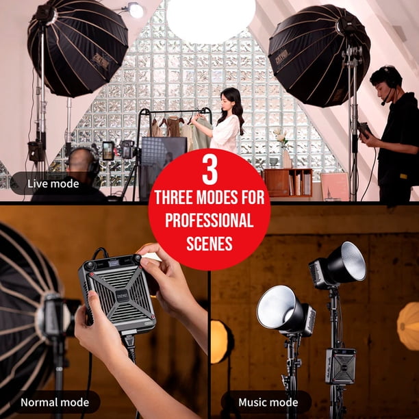 Zhiyun MOLUS G200 Bi-Color LED Monolight Bundle with 3-Section 